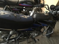 Black Blue Bajaj Aspire