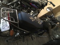 Black Blue Bajaj Aspire