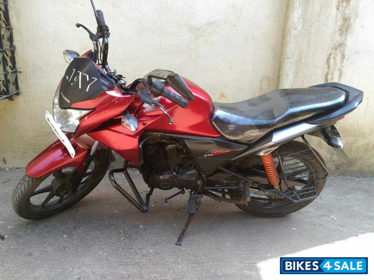 Red Honda CB Twister