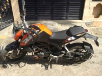 Orange KTM Duke 200