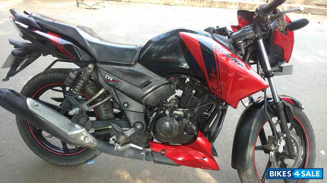 Used 13 Model Tvs Apache Rtr 160 For Sale In Lucknow Id Red Black Colour Bikes4sale