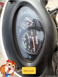 White Suzuki Access 125