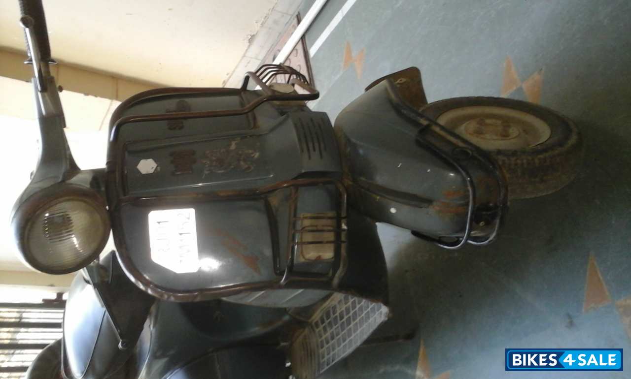 Blue Black Bajaj Chetak