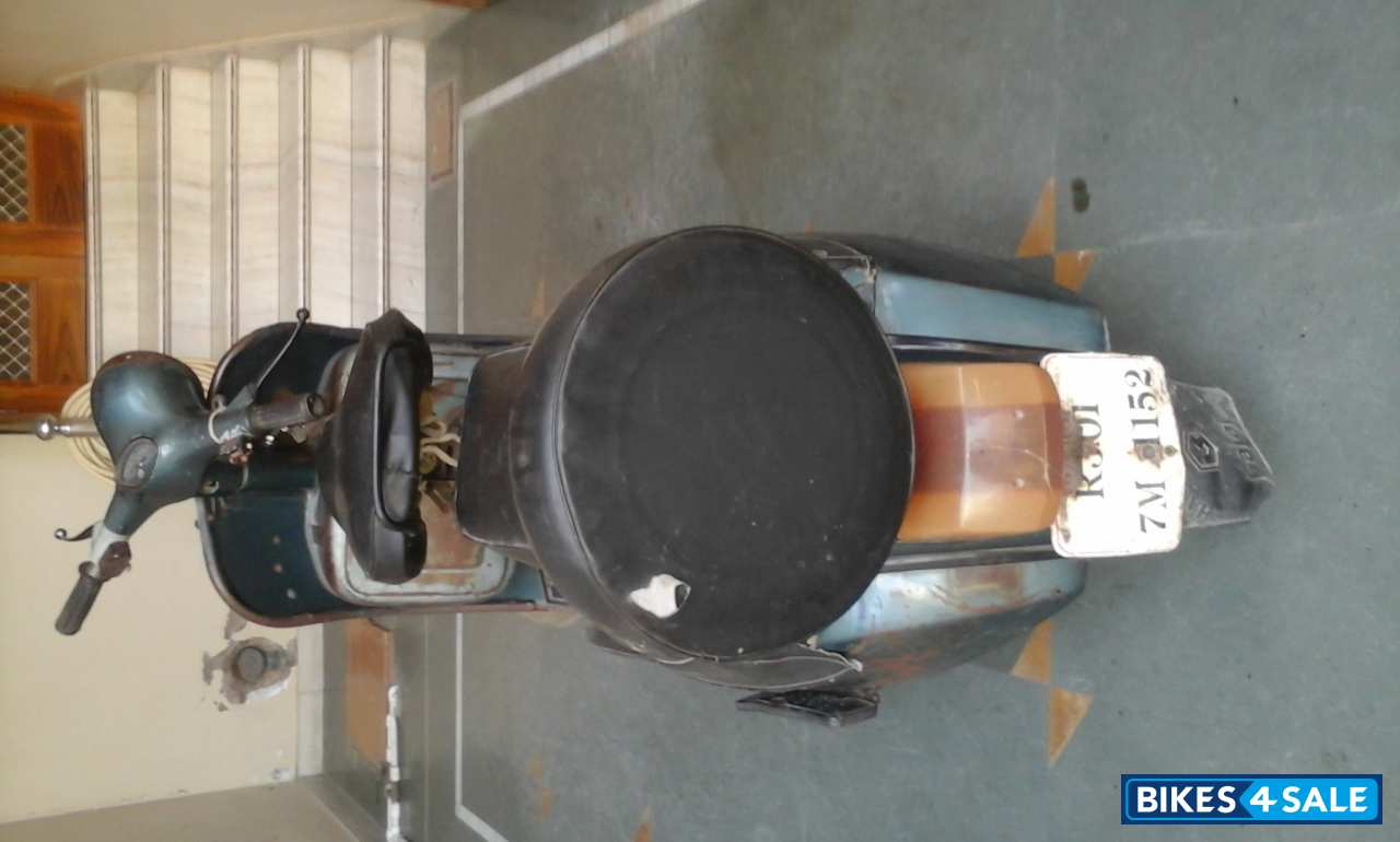 Blue Black Bajaj Chetak