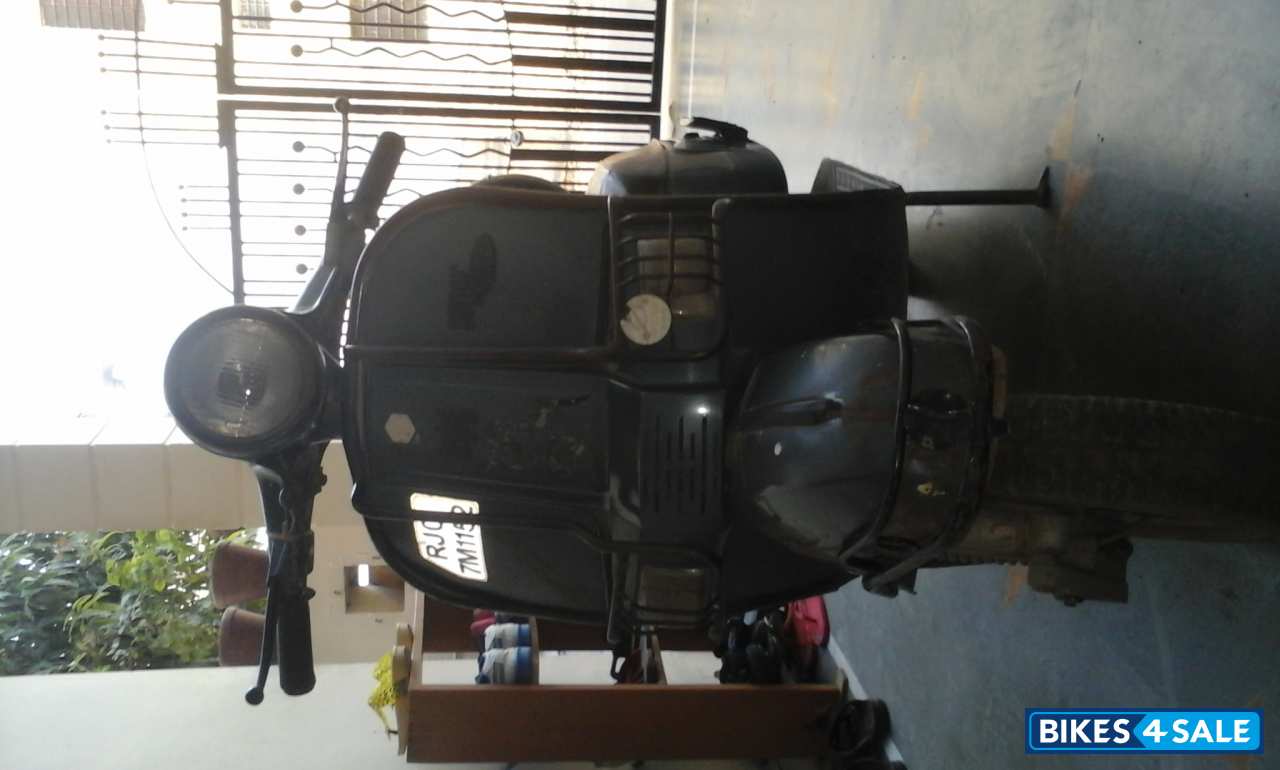 Blue Black Bajaj Chetak