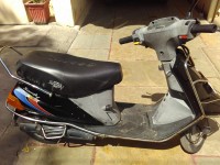 Black TVS Scooty
