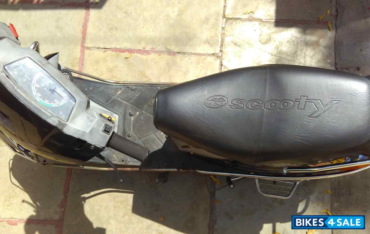 Black TVS Scooty