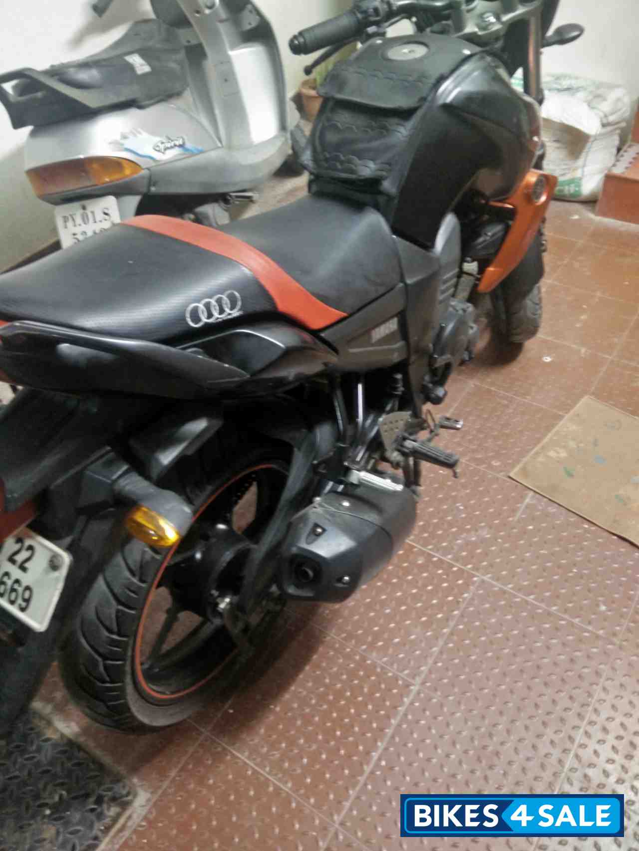 Fiery Orange Yamaha FZ-S