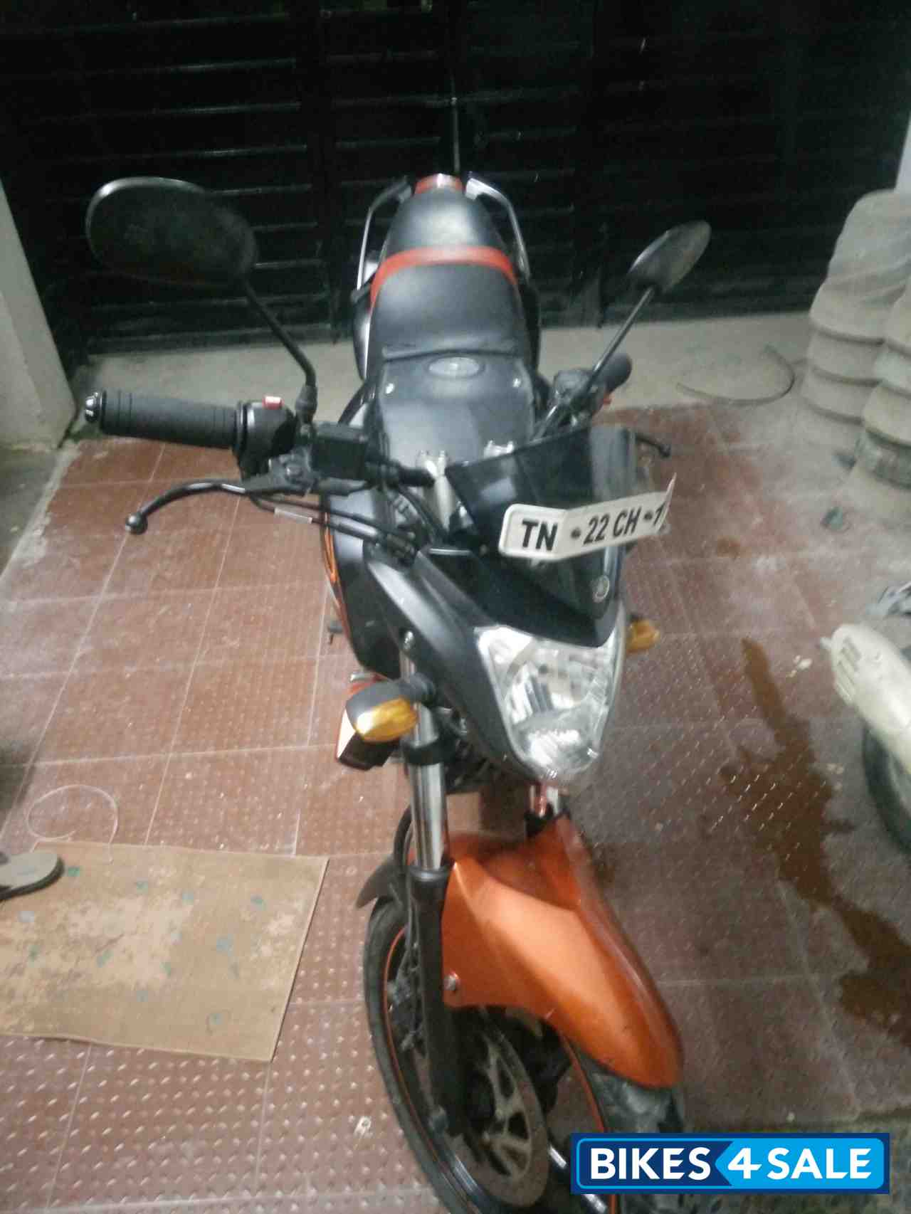 Fiery Orange Yamaha FZ-S