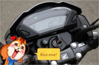 Black Honda CB Trigger