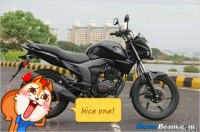 Black Honda CB Trigger