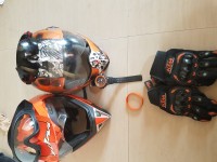 White Black Orange With Red KTM Duke 390