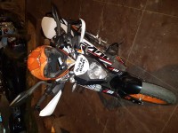 White Black Orange With Red KTM Duke 390