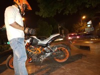 White Black Orange With Red KTM Duke 390