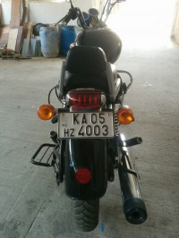 Black Royal Enfield Thunderbird