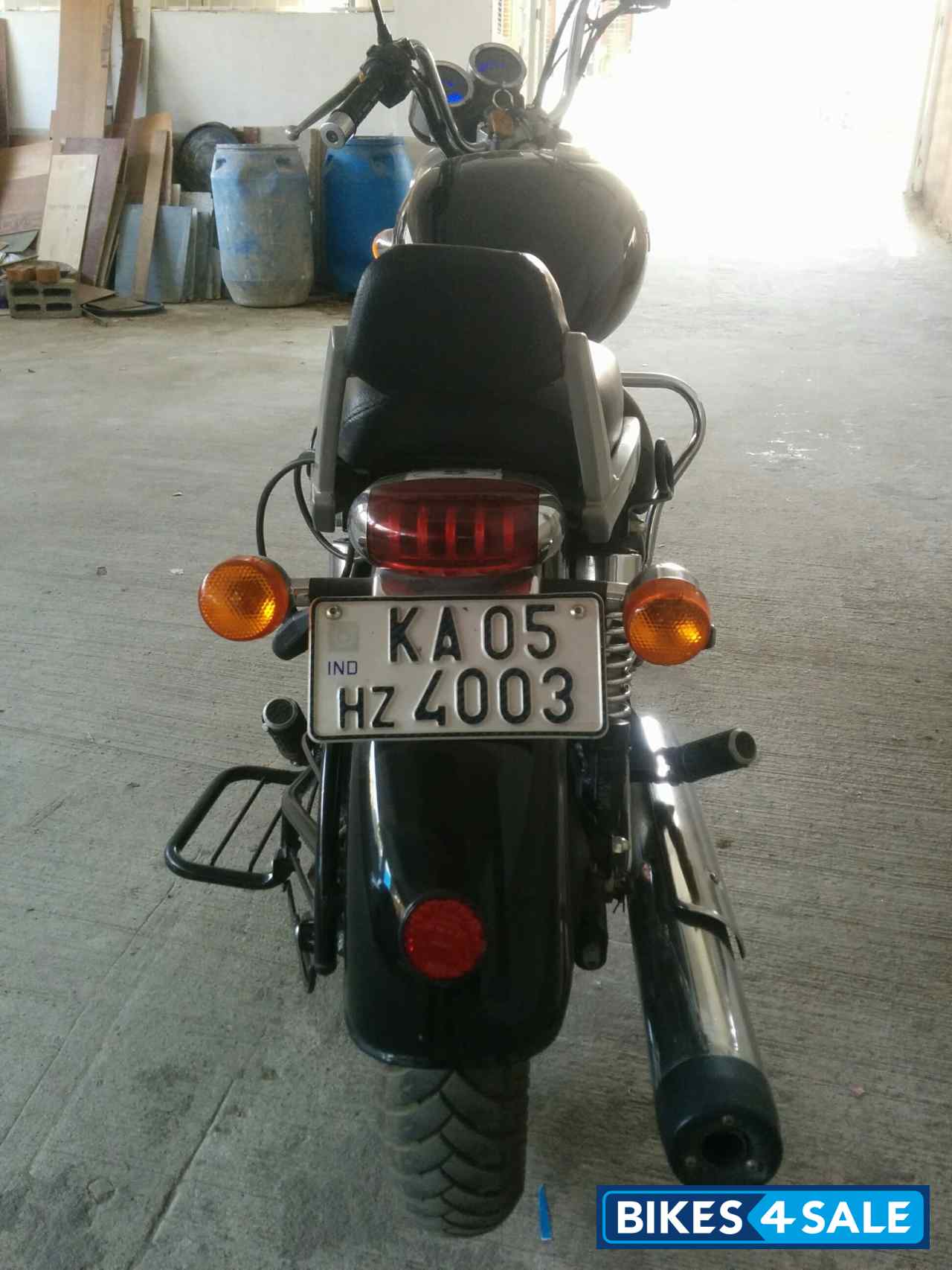 Black Royal Enfield Thunderbird