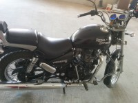 Black Royal Enfield Thunderbird