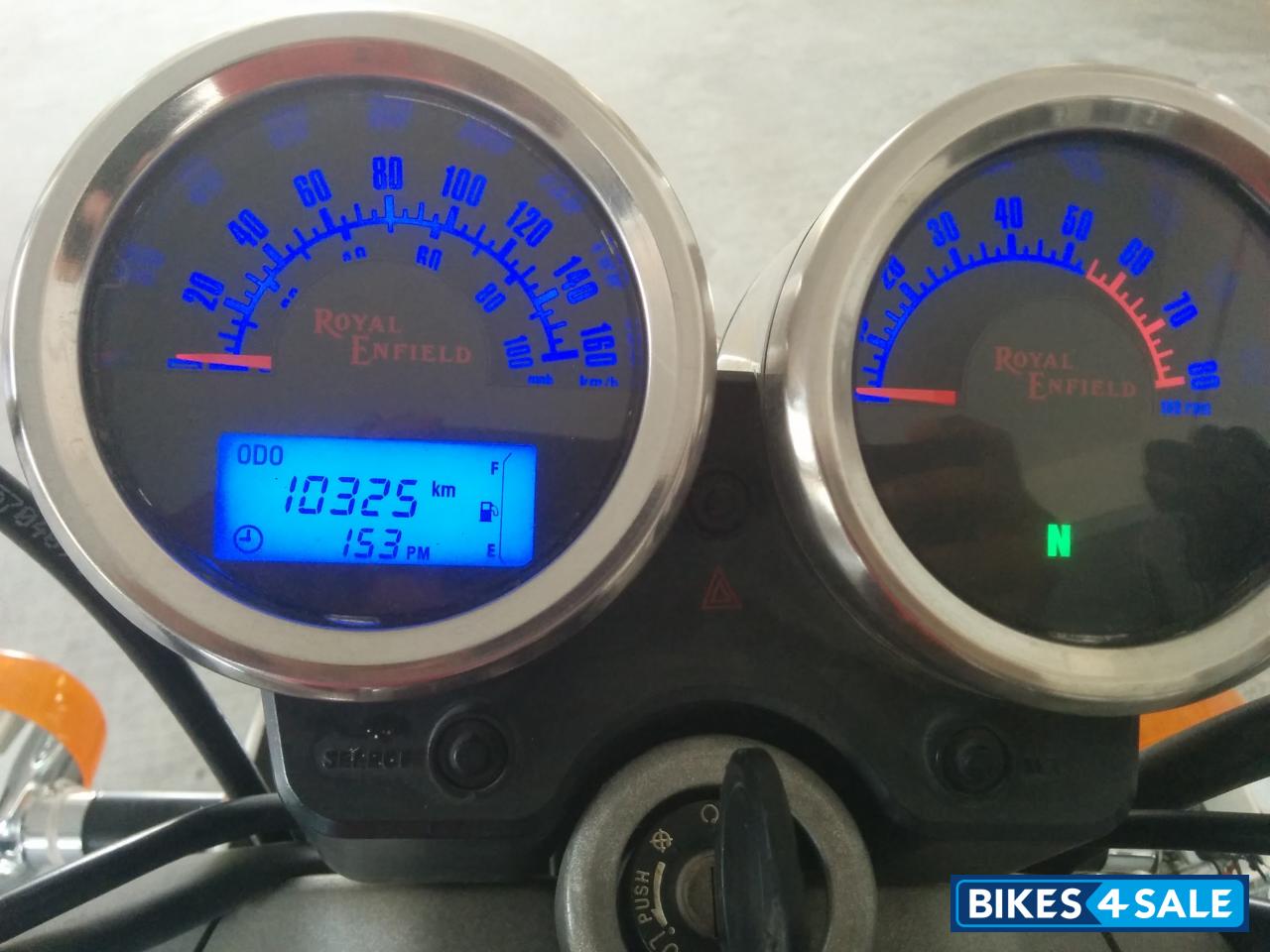 Black Royal Enfield Thunderbird