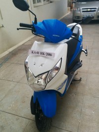 White And Blue Honda Dio