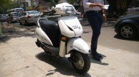 White Honda Activa