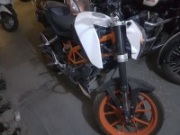 White Orange KTM Duke 390