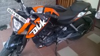Orange KTM Duke 200