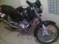 Black Bajaj Pulsar 150 Round Headlight