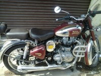 Maroon Chrome Royal Enfield Classic Chrome