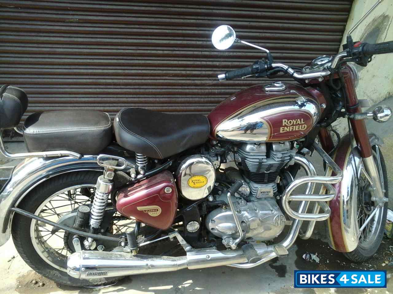 Maroon Chrome Royal Enfield Classic Chrome