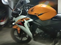 Orange White Honda CBR 150R