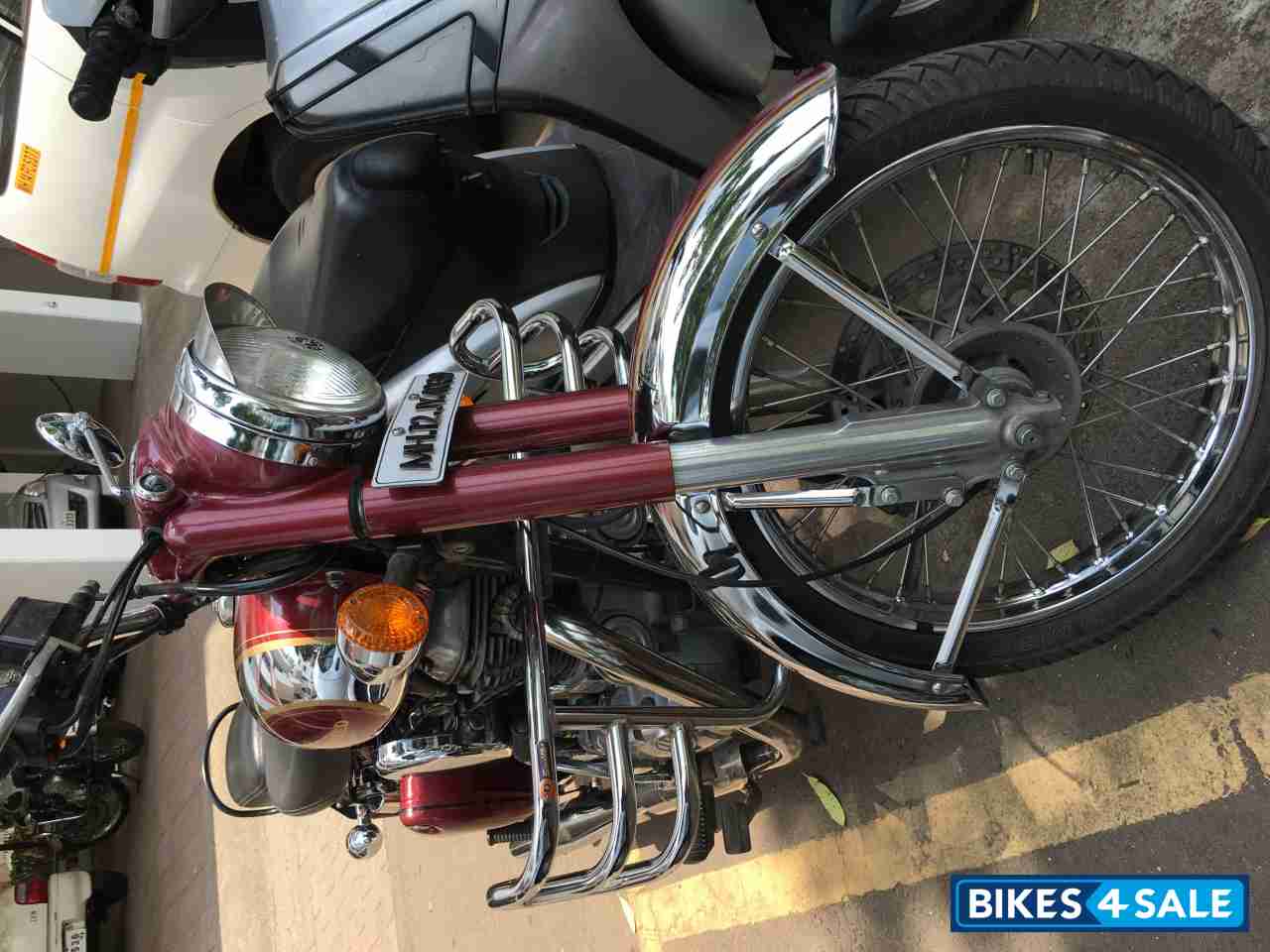 Royal Maroon Royal Enfield Classic Chrome