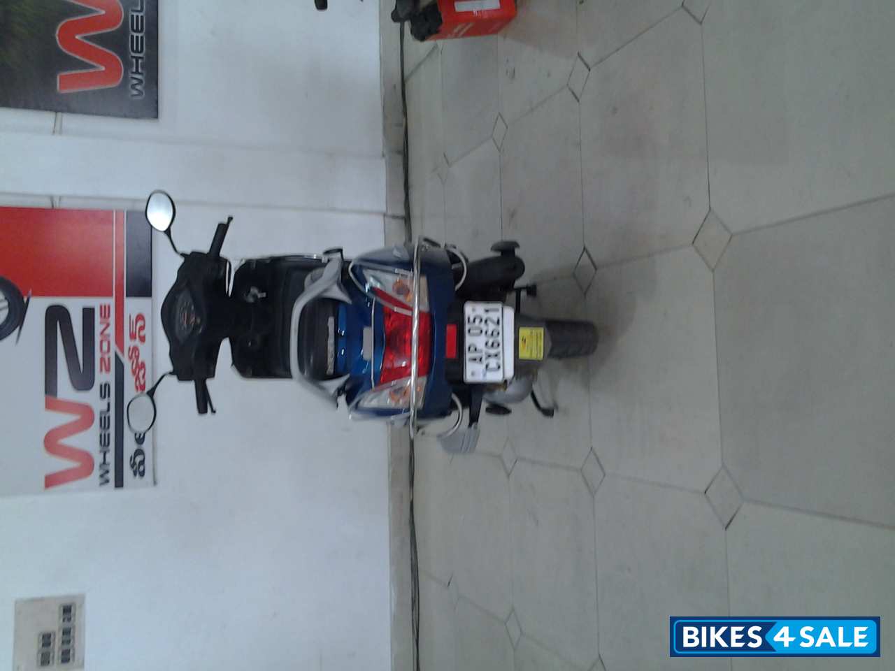 Blue Honda Activa 3G