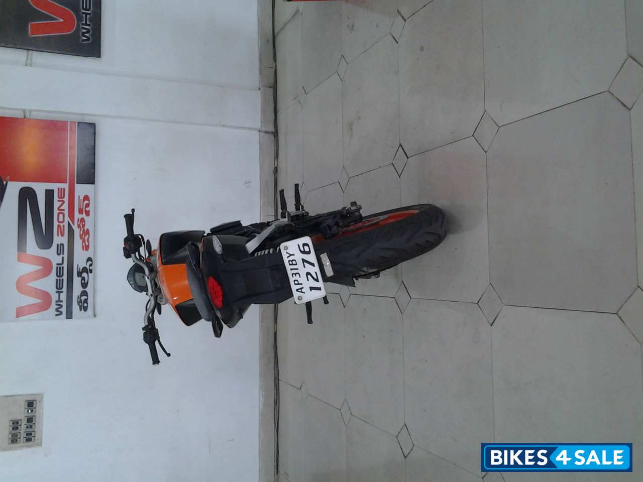 Orange And Black KTM Duke 200