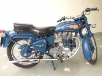 Matte Blue Royal Enfield Vintage Bullet