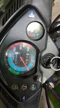 Silver Green Hero Splendor iSmart