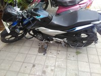 Balck Blue Bajaj Discover 125 ST