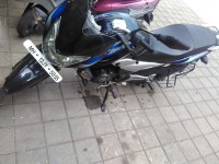 Balck Blue Bajaj Discover 125 ST