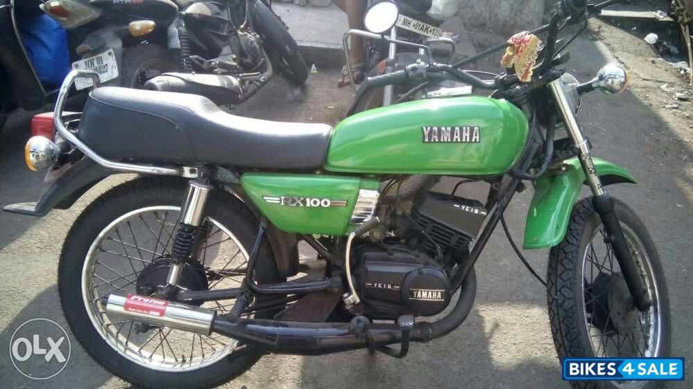 Green Yamaha RX 100