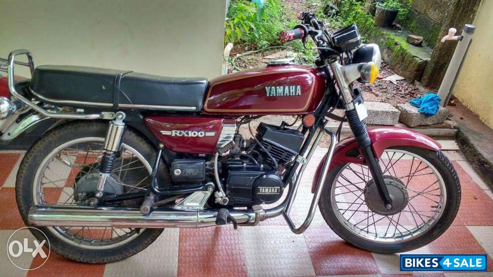 Cherry Red Yamaha RX 100