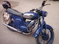 Blue Vintage Bike  rajdoot