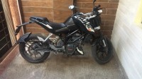 Black KTM Duke 200