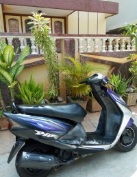 Blue Honda Dio