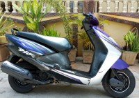 Blue Honda Dio