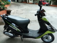 Green TVS Scooty Streak
