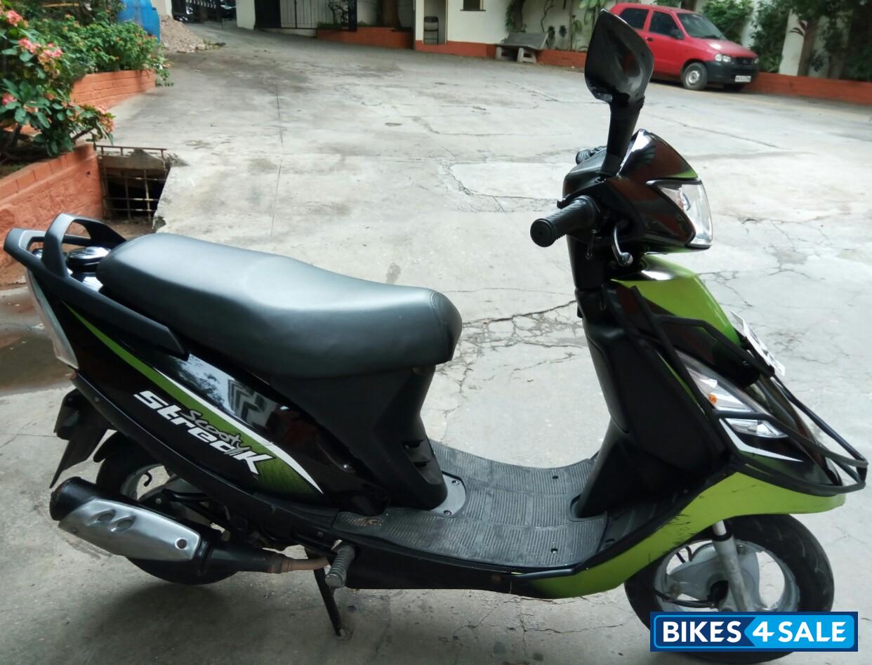 Green TVS Scooty Streak