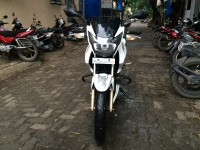 White TVS Apache RTR 180