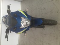 Blue Suzuki Gixxer SF