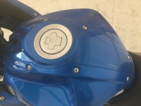 Blue Suzuki Gixxer SF