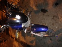 Blue Bajaj Discover 100