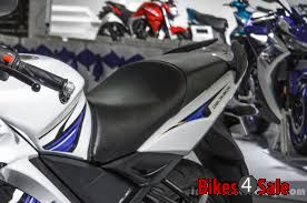 White&blue Yamaha YZF R15 S